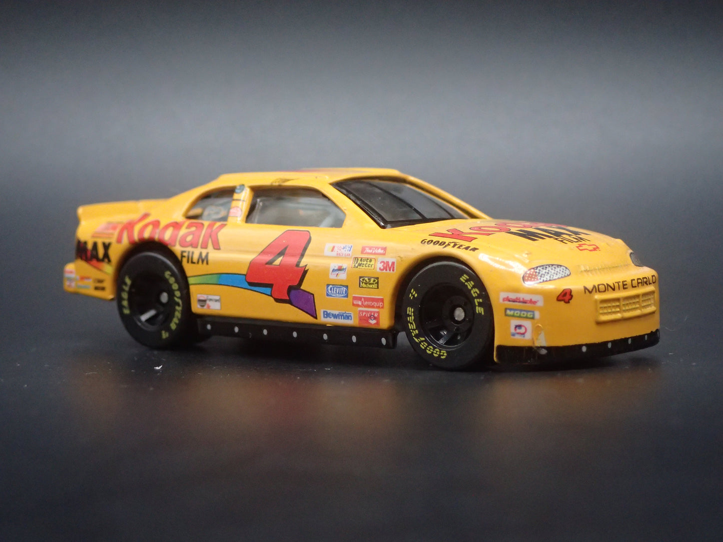 1999 CHEVY CHEVROLET MONTE CARLO 4 BOBBY HAMILTON NASCAR 1:64 SCALE DIECAST CAR