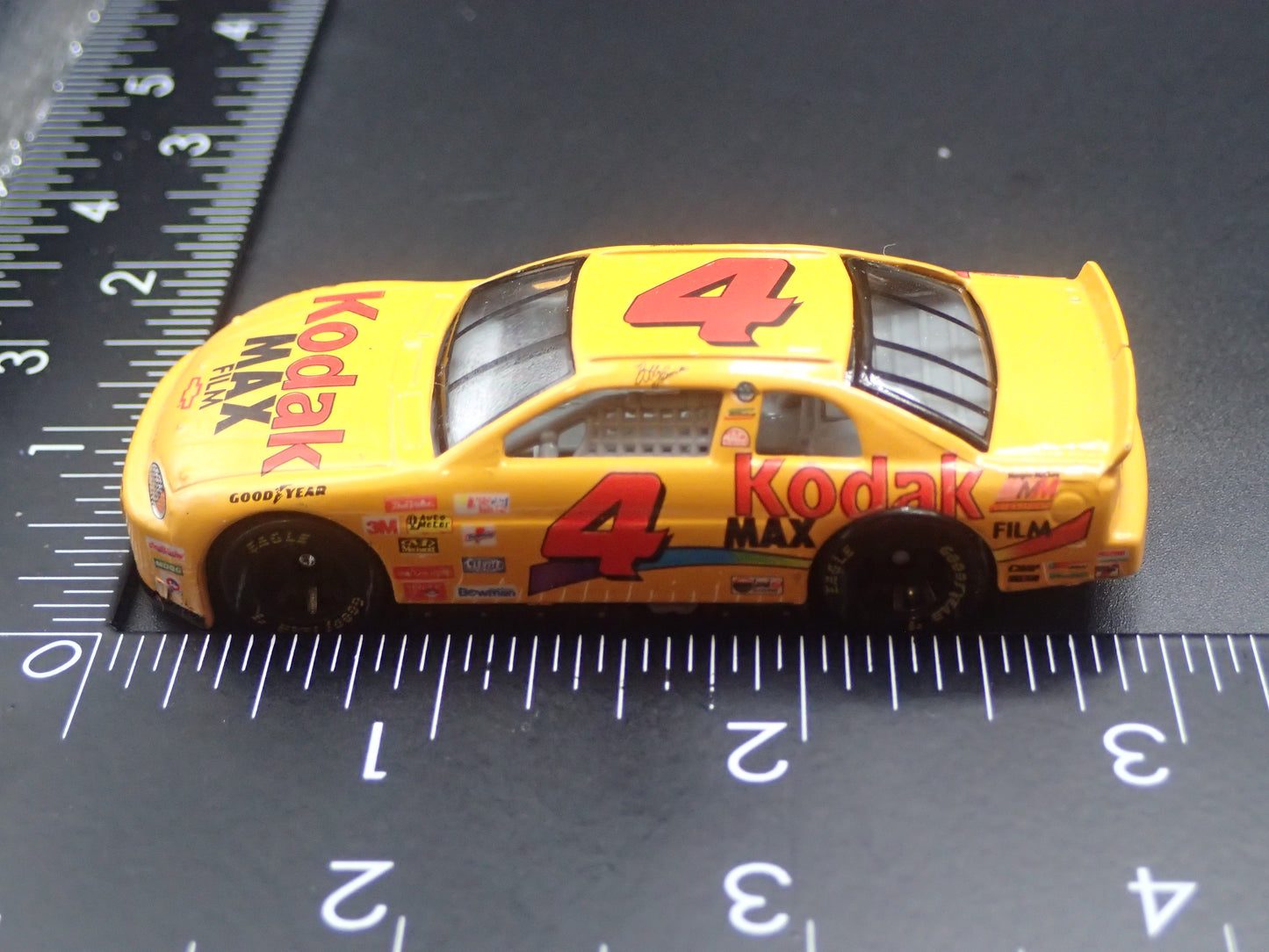 1999 CHEVY CHEVROLET MONTE CARLO 4 BOBBY HAMILTON NASCAR 1:64 SCALE DIECAST CAR