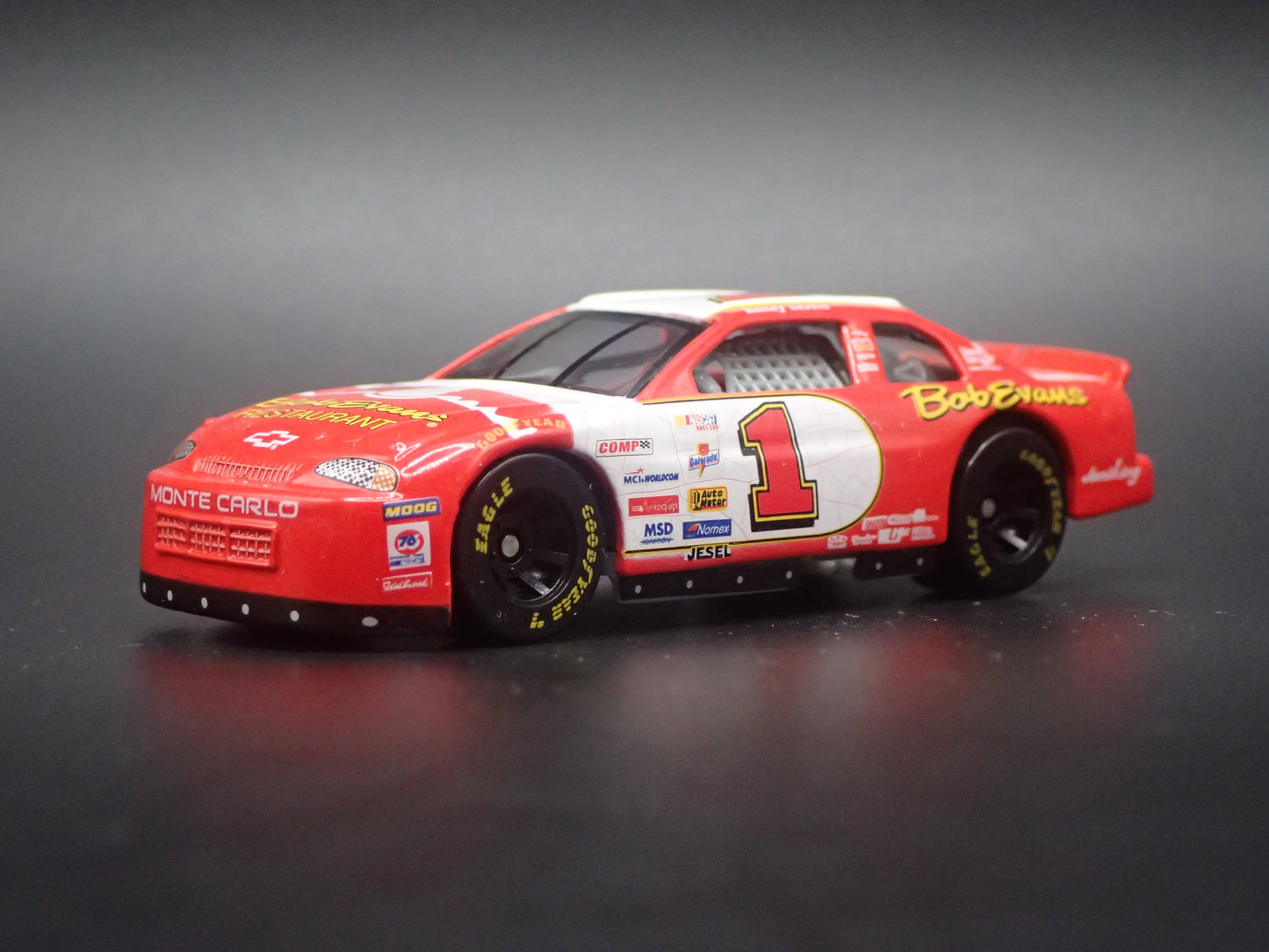 1999 CHEVY MONTE CARLO 1 RANDY LAJOIE WEATHERED PAINT NASCAR 1:64 SCALE DIECAST CAR