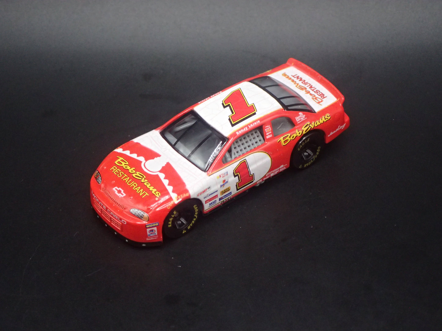 1999 CHEVY MONTE CARLO 1 RANDY LAJOIE WEATHERED PAINT NASCAR 1:64 SCALE DIECAST CAR