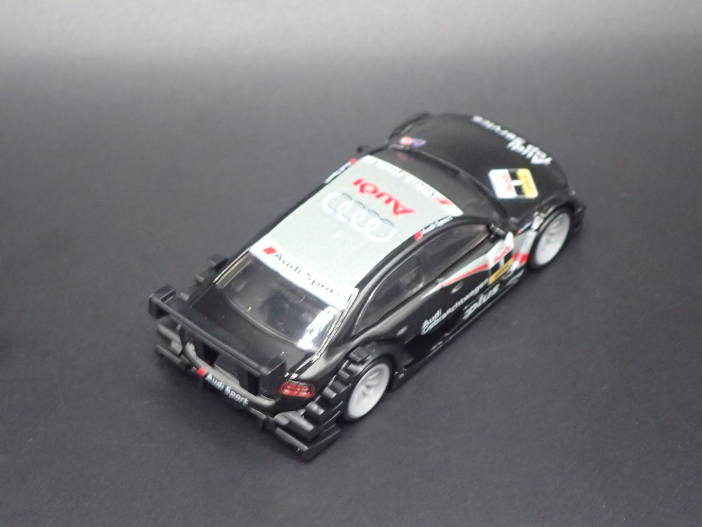 2008-2016 AUDI A4 TOURING CAR BLACK 1/64 SCALE DIORAMA DIECAST MODEL CAR
