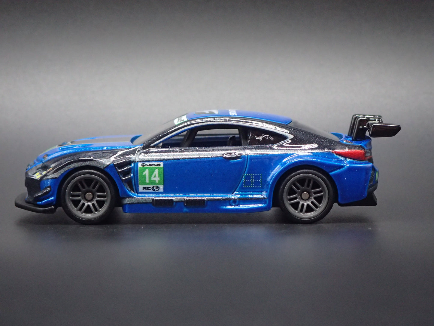2015-2025 LEXUS RC F GT3 RACING BLUE 1/64 SCALE COLLECTIBLE DIECAST MODEL CAR