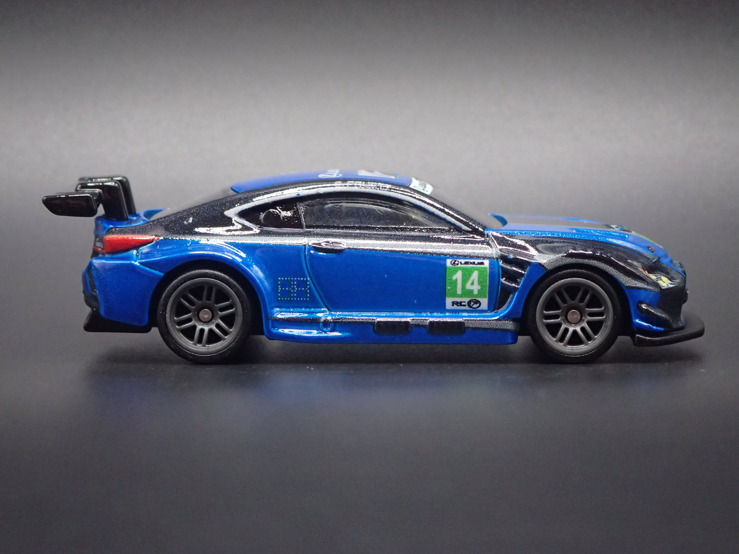 2015-2025 LEXUS RC F GT3 RACING BLUE 1/64 SCALE COLLECTIBLE DIECAST MODEL CAR