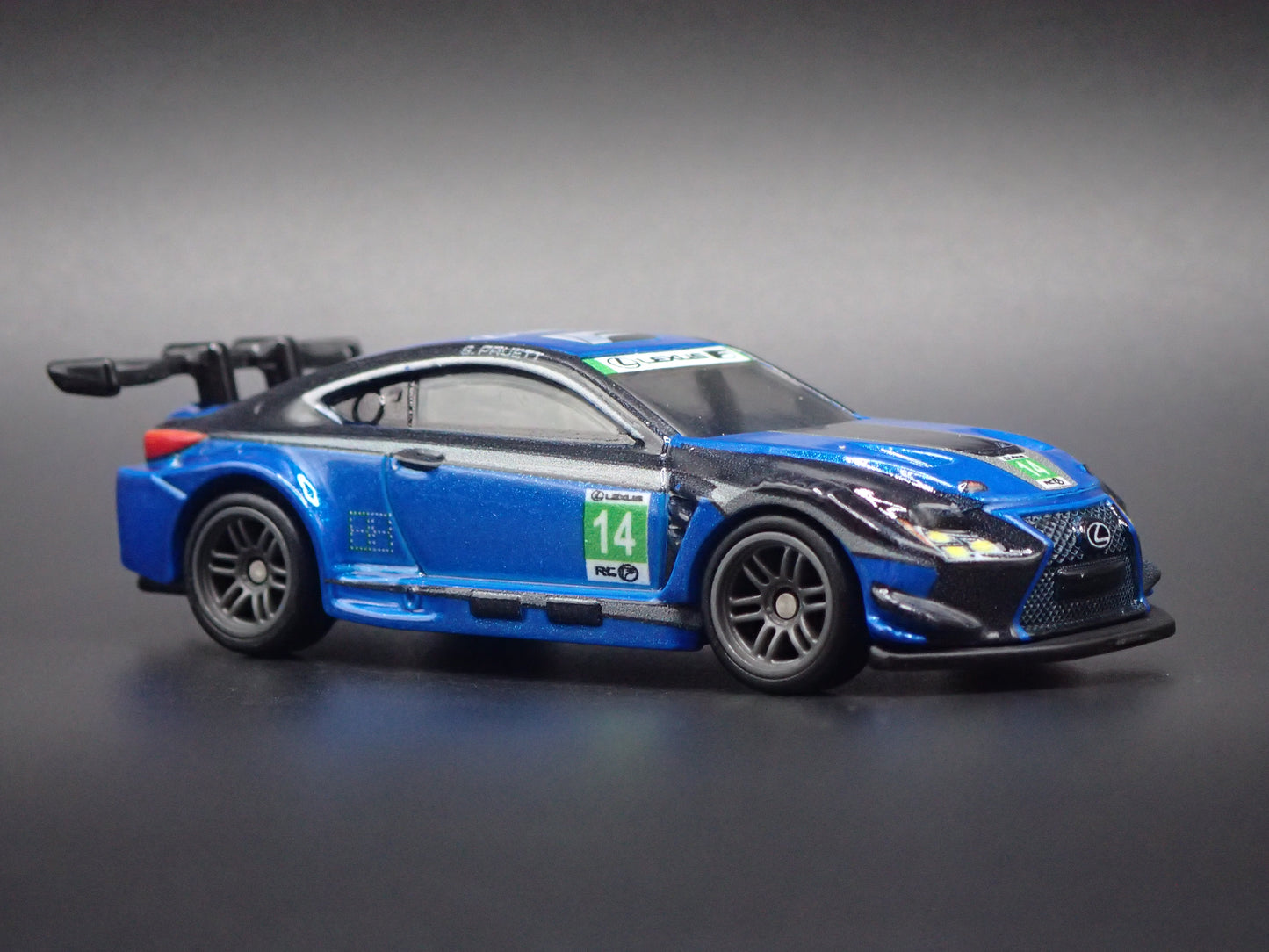 2015-2025 LEXUS RC F GT3 RACING BLUE 1/64 SCALE COLLECTIBLE DIECAST MODEL CAR