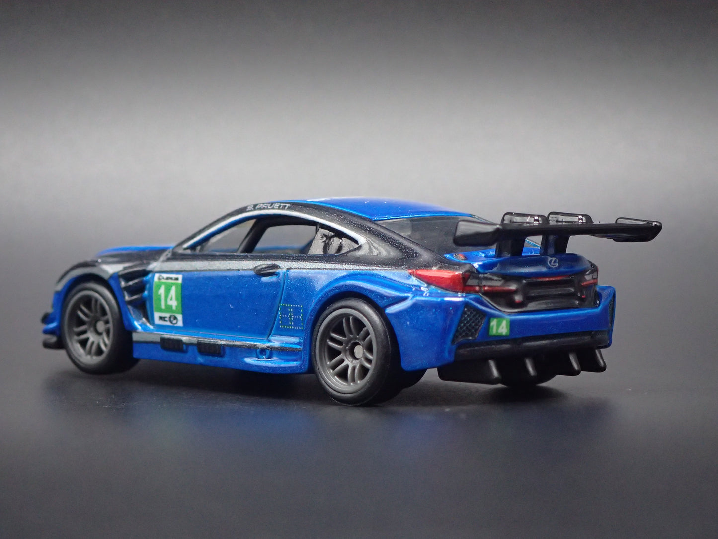 2015-2025 LEXUS RC F GT3 RACING BLUE 1/64 SCALE COLLECTIBLE DIECAST MODEL CAR