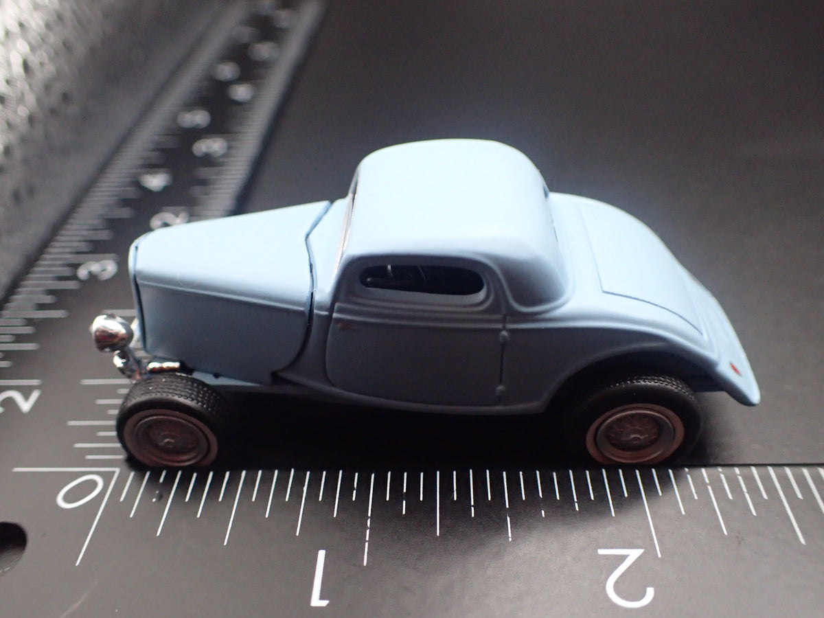 1934 34 FORD COUPE HOT ROD BLUE 1:64 SCALE COLLECTIBLE DIORAMA DIECAST MODEL CAR