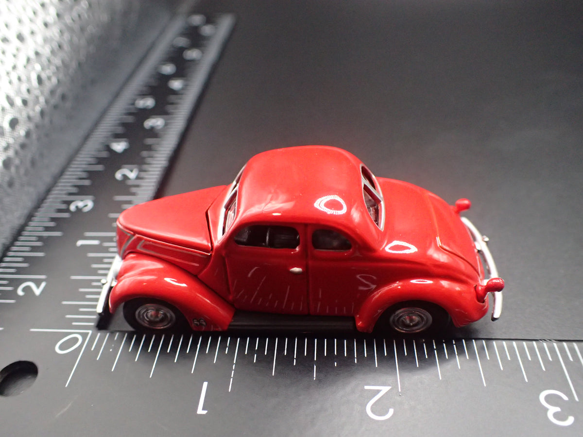 1937 37 FORD COUPE RED 1:64 SCALE LIMITED COLLECTIBLE DIORAMA DIECAST MODEL CAR
