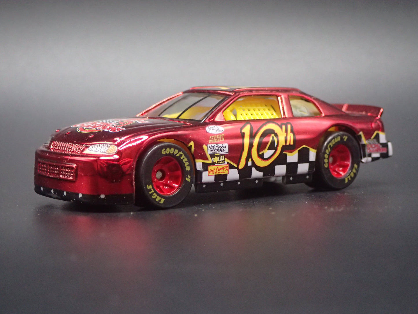 1999 99 FORD TAURUS 10TH ANV CHROME NASCAR 1/64 SCALE DIECAST MODEL CAR