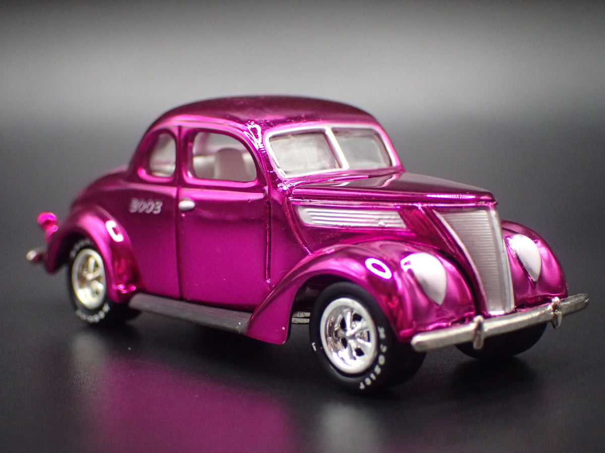 1937 37 FORD COUPE PURPLE 1:64 SCALE COLLECTIBLE DIORAMA DIECAST MODEL CAR