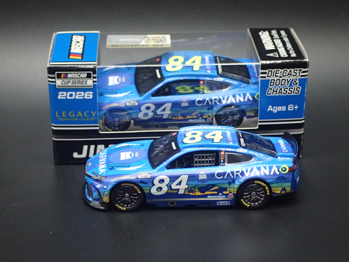 2026 26 TOYOTA CAMRY #84 JIMMIE JOHNSON CARVANA NASCAR 1:64 SCALE DIECAST CAR