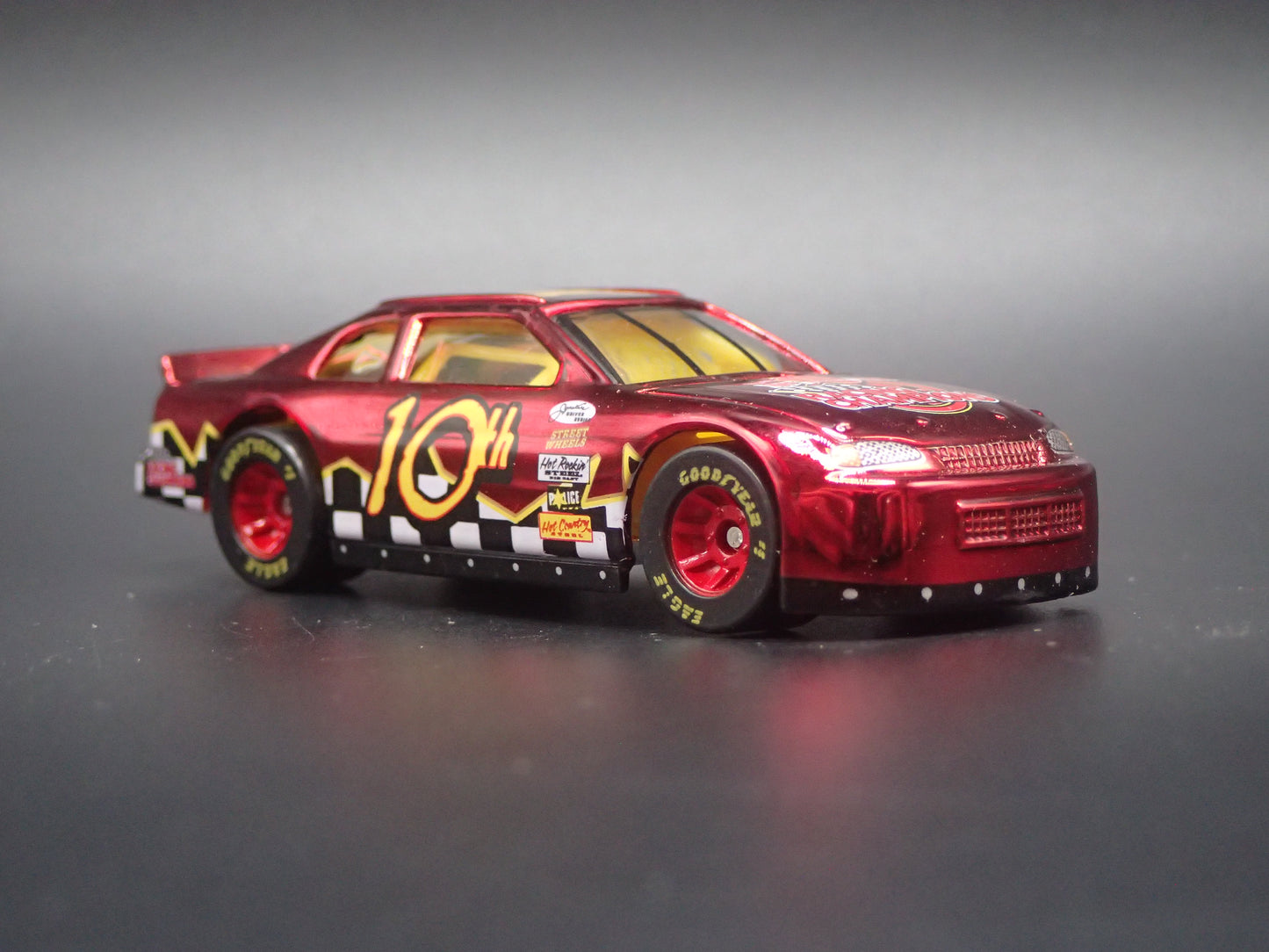 1999 99 FORD TAURUS 10TH ANV CHROME NASCAR 1/64 SCALE DIECAST MODEL CAR