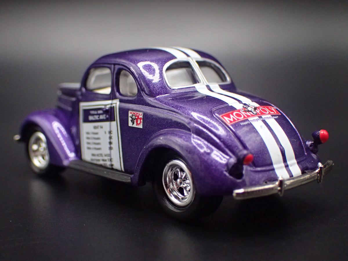 1937 37 FORD COUPE MONOPOLY PURPLE 1:64 SCALE COLLECTIBLE DIECAST MODEL CAR
