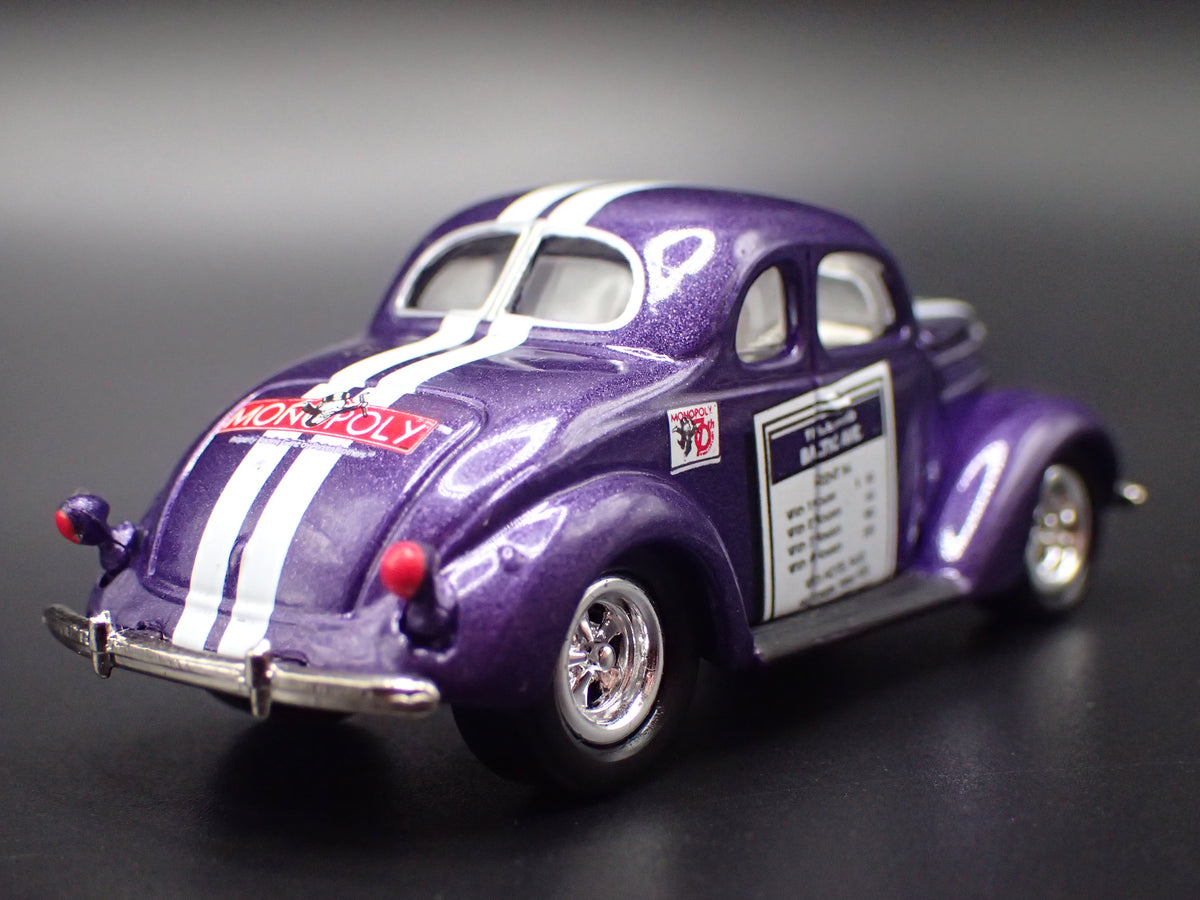 1937 37 FORD COUPE MONOPOLY PURPLE 1:64 SCALE COLLECTIBLE DIECAST MODEL CAR