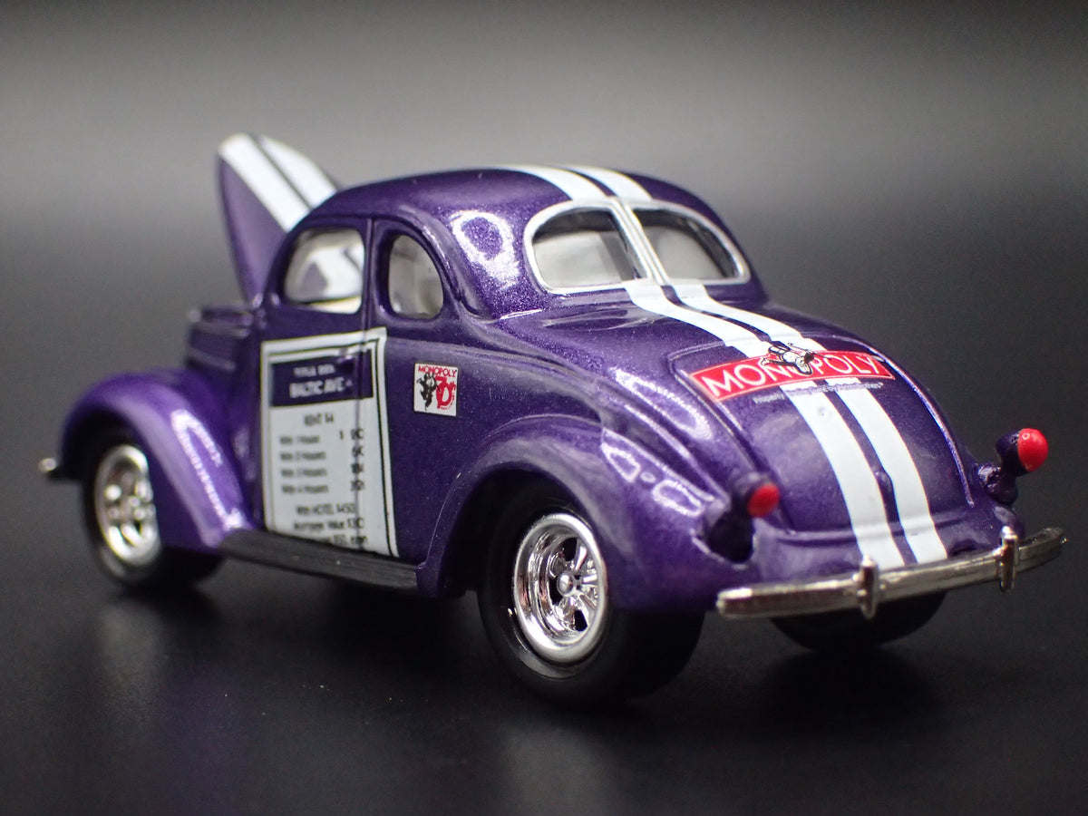 1937 37 FORD COUPE MONOPOLY PURPLE 1:64 SCALE COLLECTIBLE DIECAST MODEL CAR