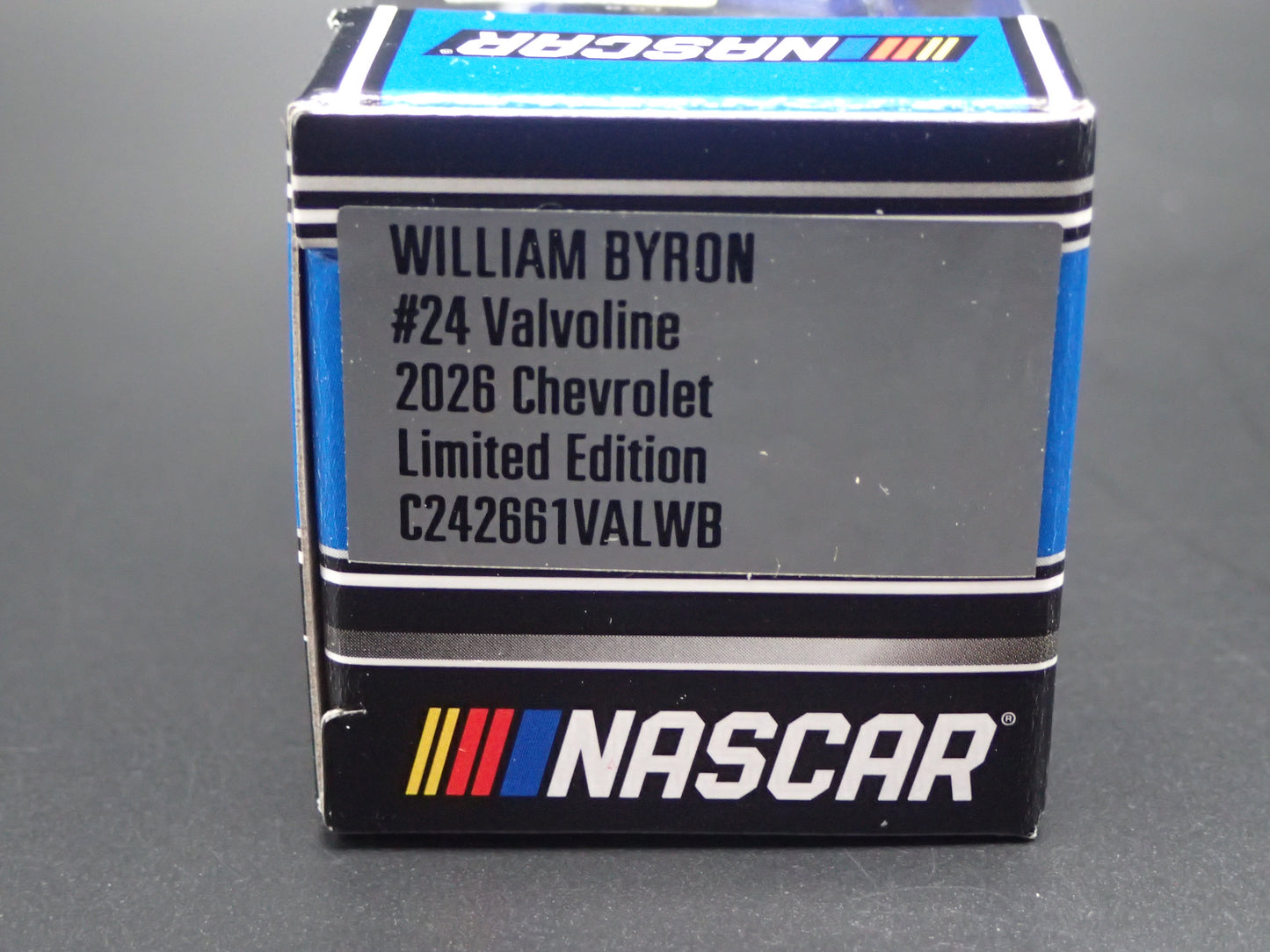 2026 26 CHEVY CAMARO #24 WILLIAM BYRON VALVOLINE NASCAR 1:64 SCALE DIECAST CAR