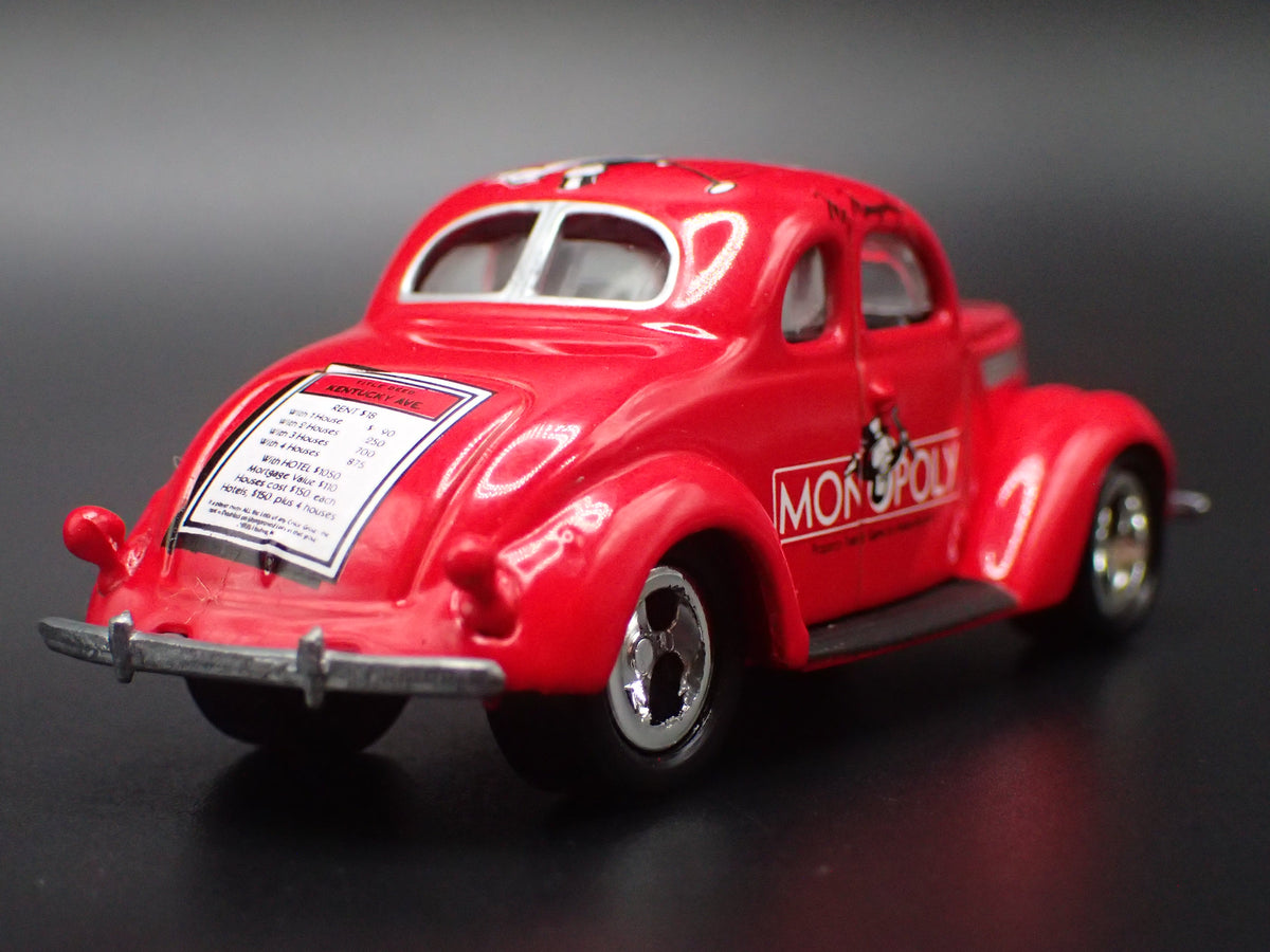 1937 37 FORD COUPE MONOPOLY RED 1:64 SCALE COLLECTIBLE DIECAST MODEL CAR