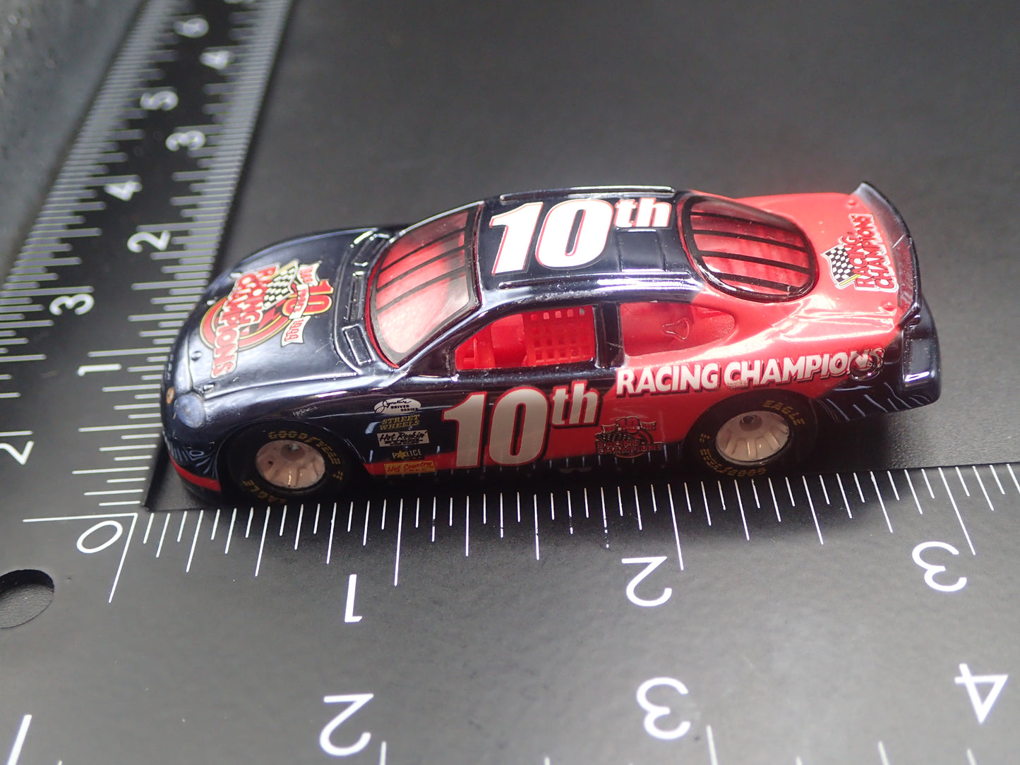 1999 99 FORD TAURUS 10TH ANV CHROME NASCAR 1/64 SCALE DIECAST MODEL CAR
