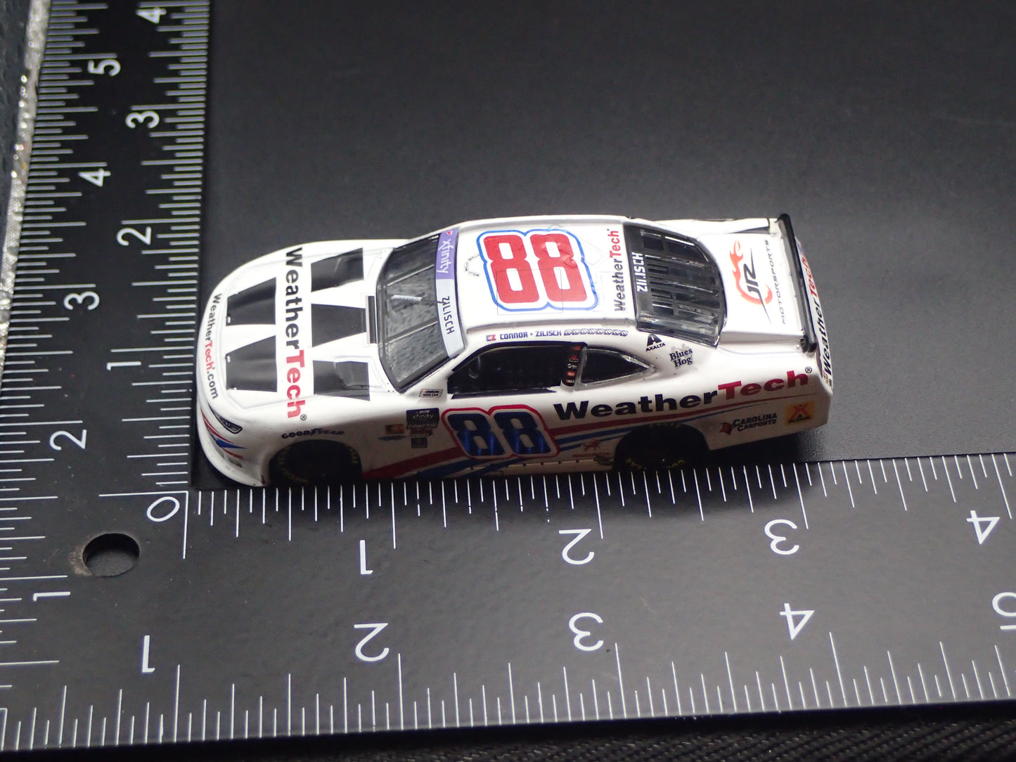 2025 CHEVROLET 88 CONNOR ZILISCH WEATHERTECH NASCAR 1:64 SCALE DIECAST MODEL CAR