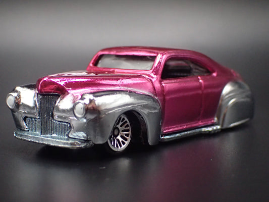 1941 41 FORD TAIL DRAGGER CUSTOM HOT ROD 1:64 SCALE DIORAMA DIECAST MODEL CAR-Burning Rubber Toy Company