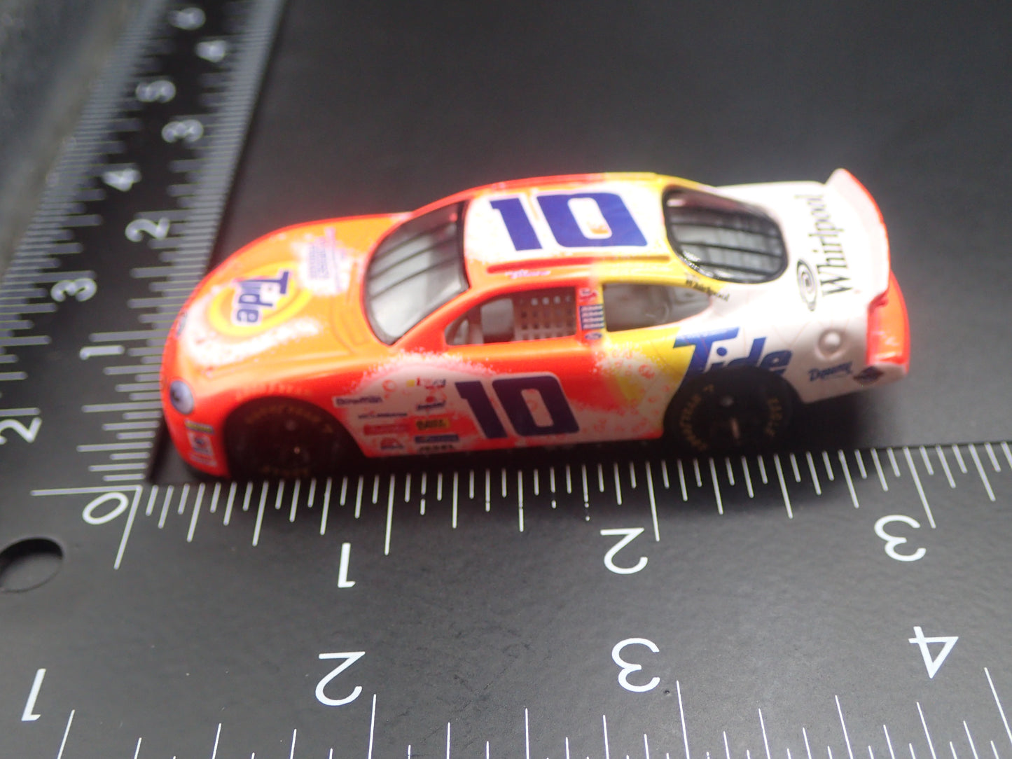 1999 99 FORD TAURUS 10 RICKY RUDD WEATHERED PAINT NASCAR 1/64 SCALE DIECAST MODEL CAR