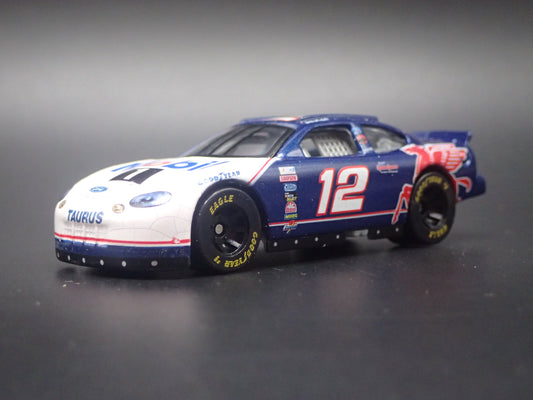 1999 99 FORD TAURUS 12 JEREMY MAYFIELD WEATHERED PAINT NASCAR 1/64 SCALE DIECAST CAR