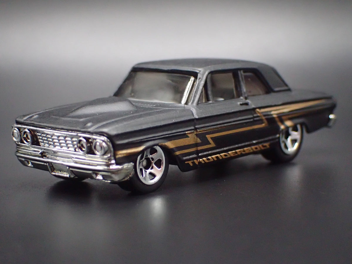 1964 64 FORD THUNDERBOLT BLACK 1:64 SCALE COLLECTIBLE DIORAMA DIECAST MODEL CAR