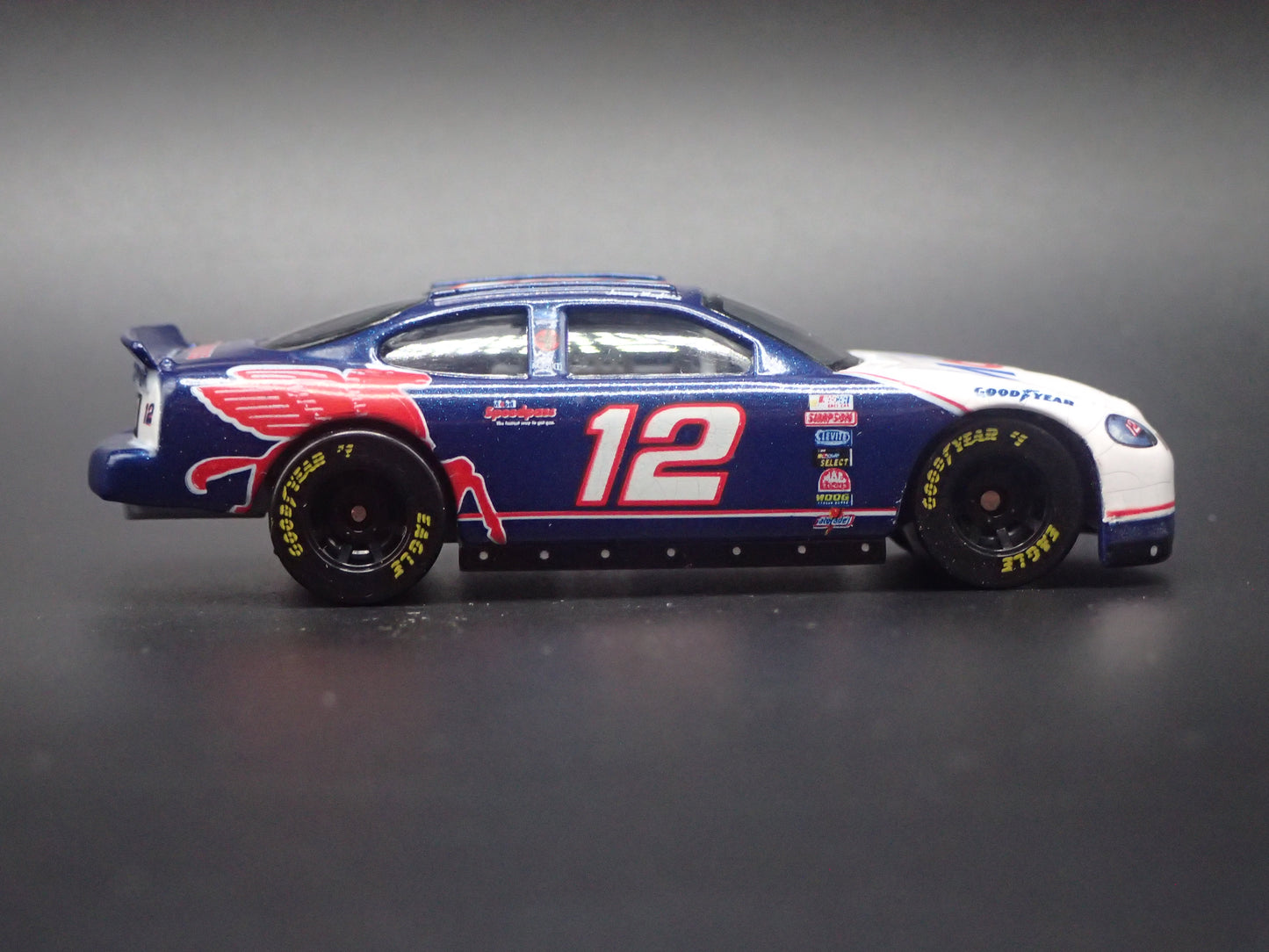 1999 99 FORD TAURUS 12 JEREMY MAYFIELD WEATHERED PAINT NASCAR 1/64 SCALE DIECAST CAR