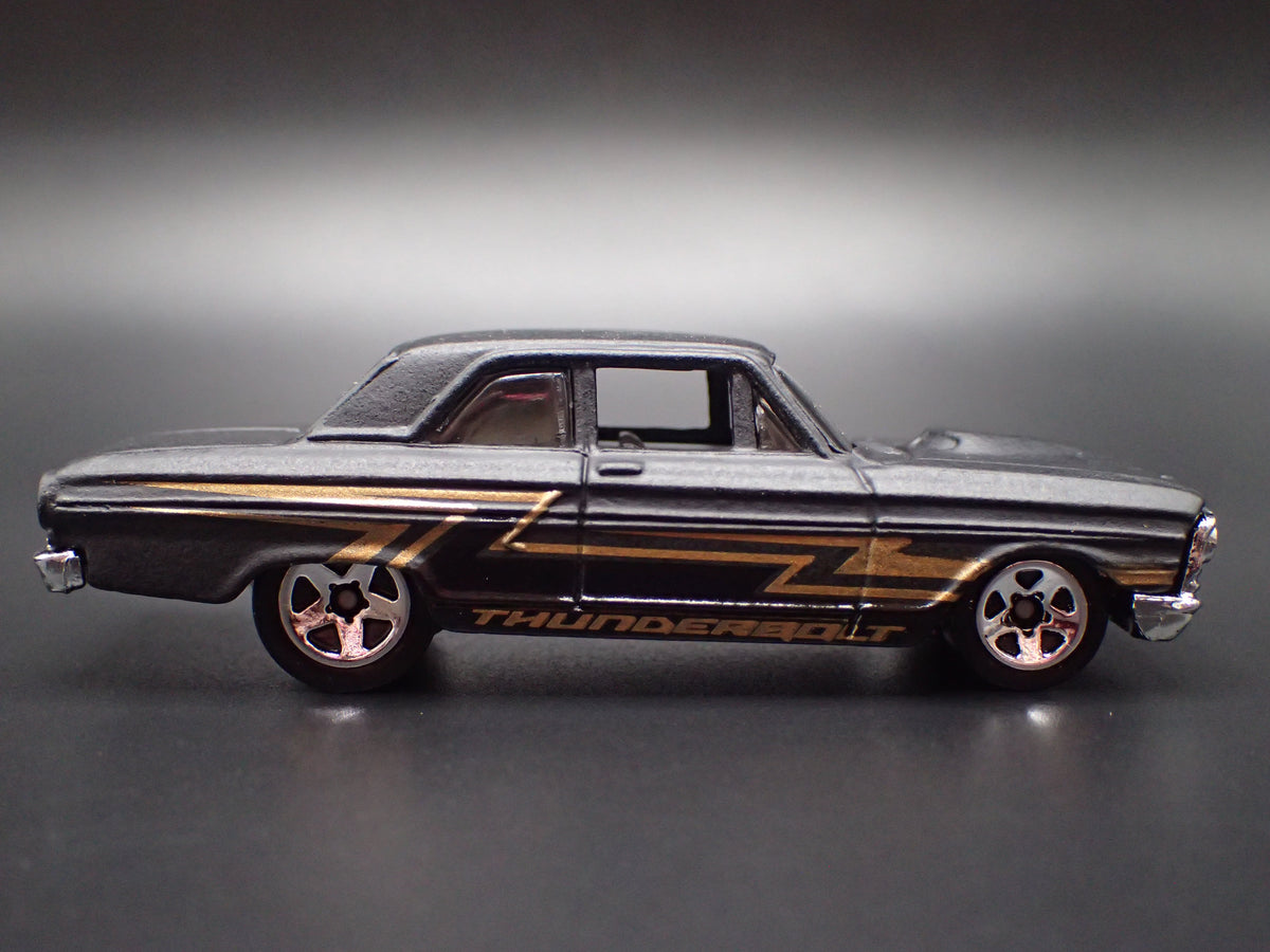 1964 64 FORD THUNDERBOLT BLACK 1:64 SCALE COLLECTIBLE DIORAMA DIECAST MODEL CAR