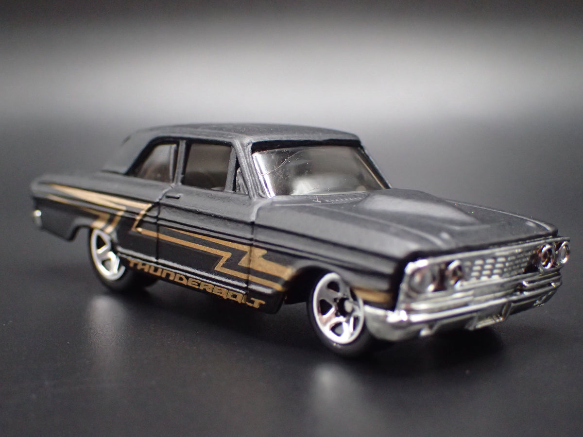 1964 64 FORD THUNDERBOLT BLACK 1:64 SCALE COLLECTIBLE DIORAMA DIECAST MODEL CAR