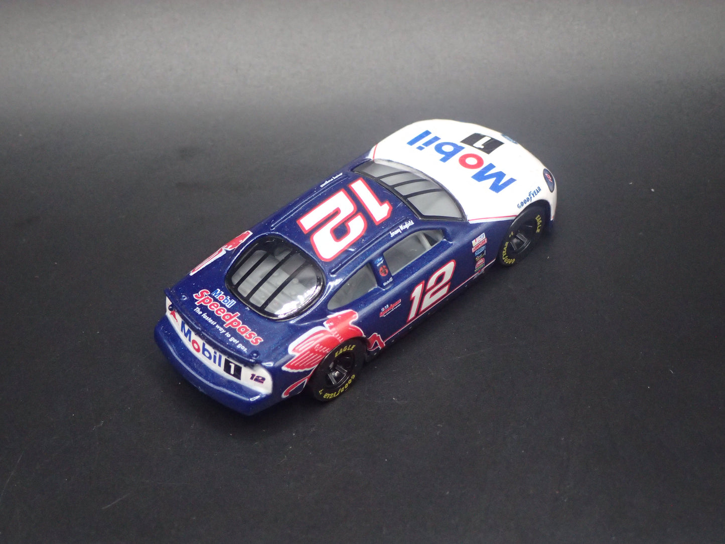 1999 99 FORD TAURUS 12 JEREMY MAYFIELD WEATHERED PAINT NASCAR 1/64 SCALE DIECAST CAR