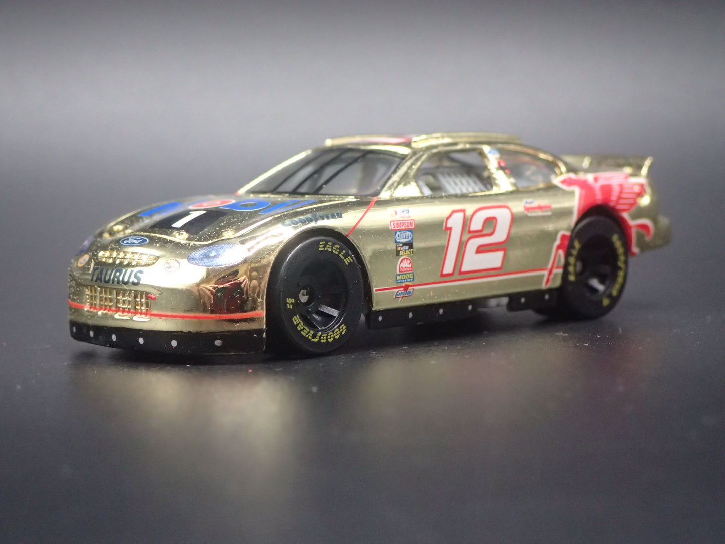 1999 99 FORD TAURUS 12 JEREMY MAYFIELD NASCAR 1/64 SCALE DIECAST MODEL CAR