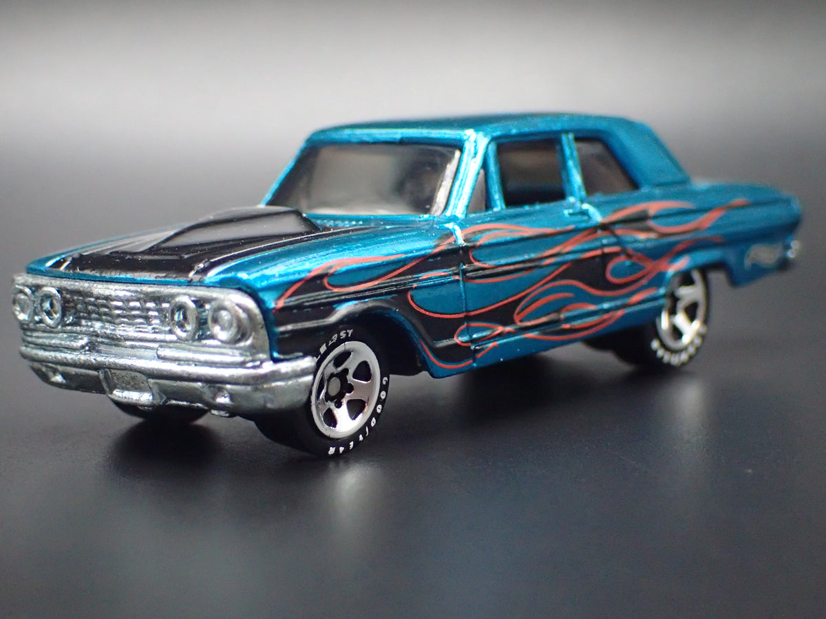 1964 64 FORD THUNDERBOLT BLUE 1:64 SCALE COLLECTIBLE DIORAMA DIECAST MODEL CAR