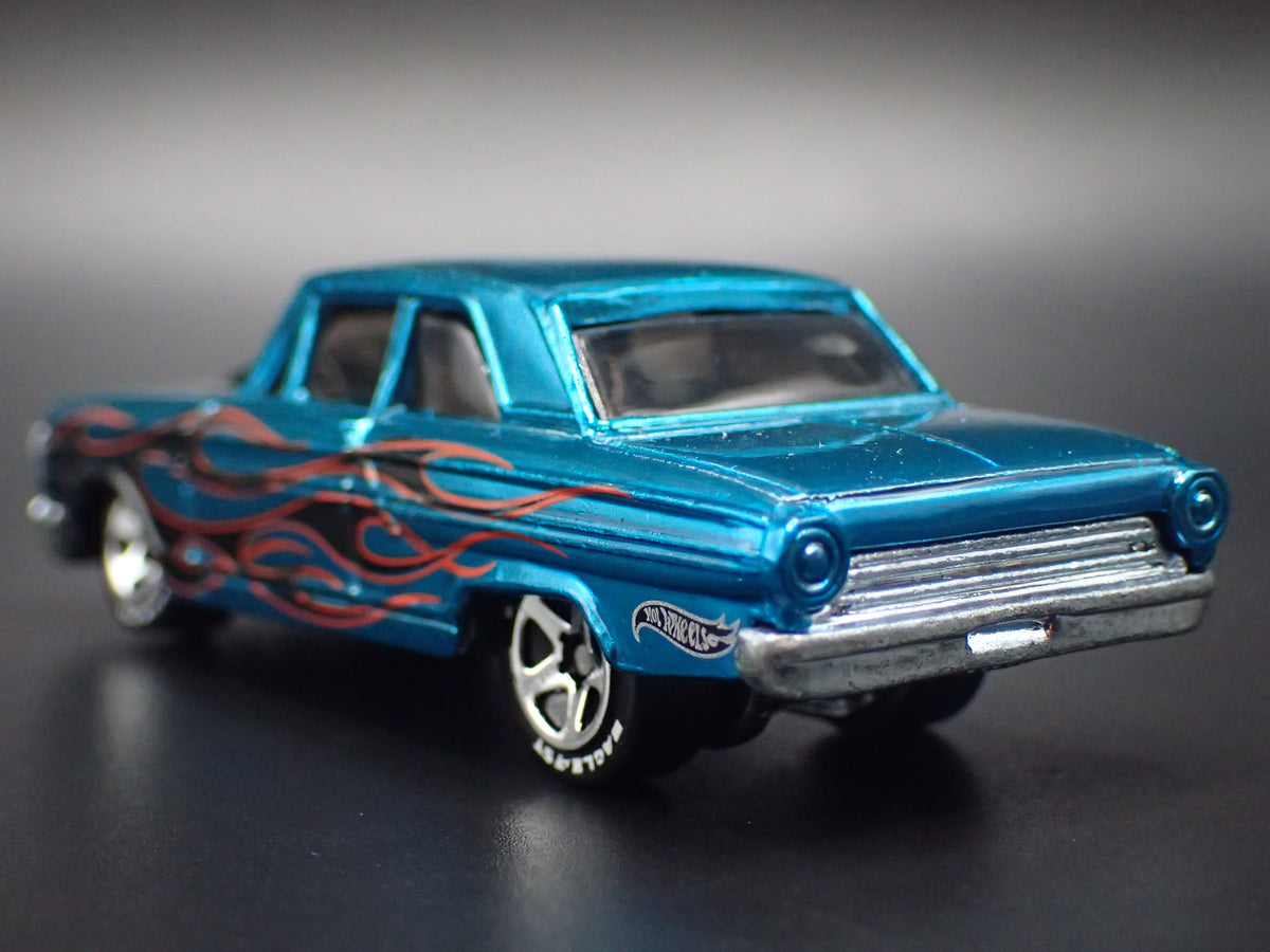 1964 64 FORD THUNDERBOLT BLUE 1:64 SCALE COLLECTIBLE DIORAMA DIECAST MODEL CAR