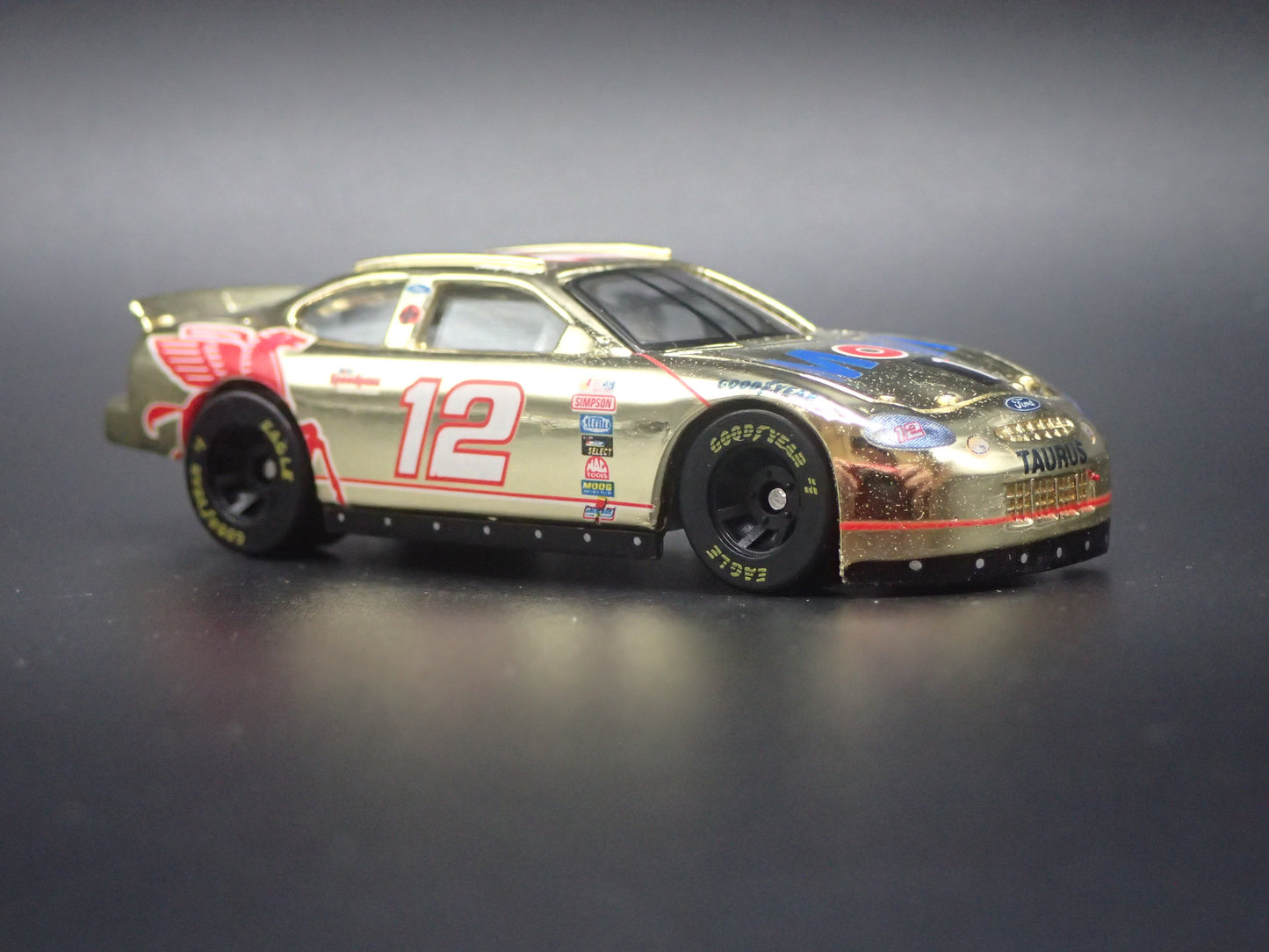 1999 99 FORD TAURUS 12 JEREMY MAYFIELD NASCAR 1/64 SCALE DIECAST MODEL CAR