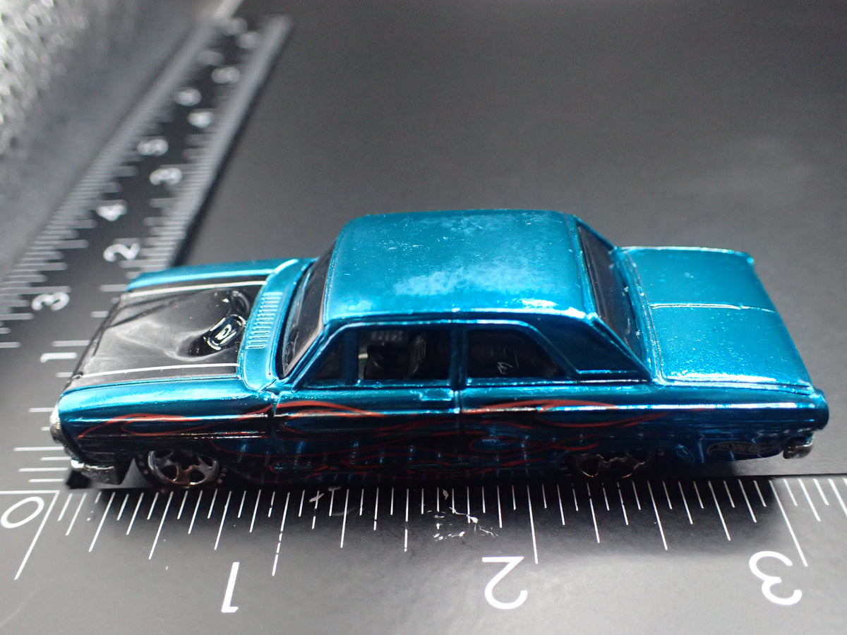 1964 64 FORD THUNDERBOLT BLUE 1:64 SCALE COLLECTIBLE DIORAMA DIECAST MODEL CAR