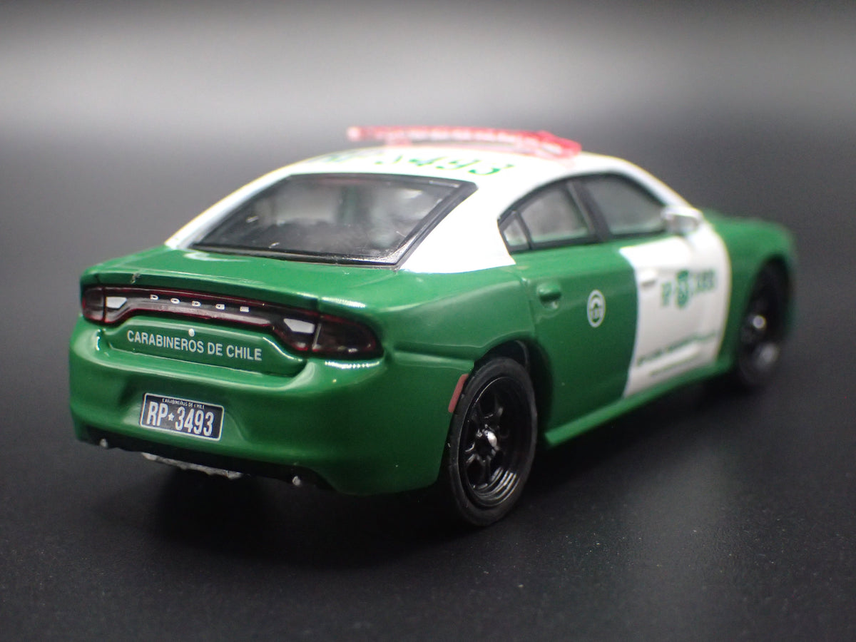 2018 18 DODGE CHARGER PURSUIT CARABINEROS DE CHILE POLICE 1:64 DIECAST MODEL CAR