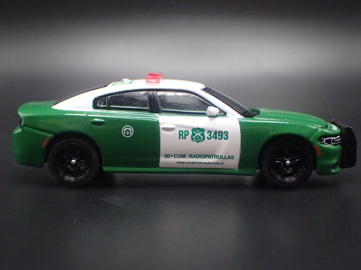 2018 18 DODGE CHARGER PURSUIT CARABINEROS DE CHILE POLICE 1:64 DIECAST MODEL CAR