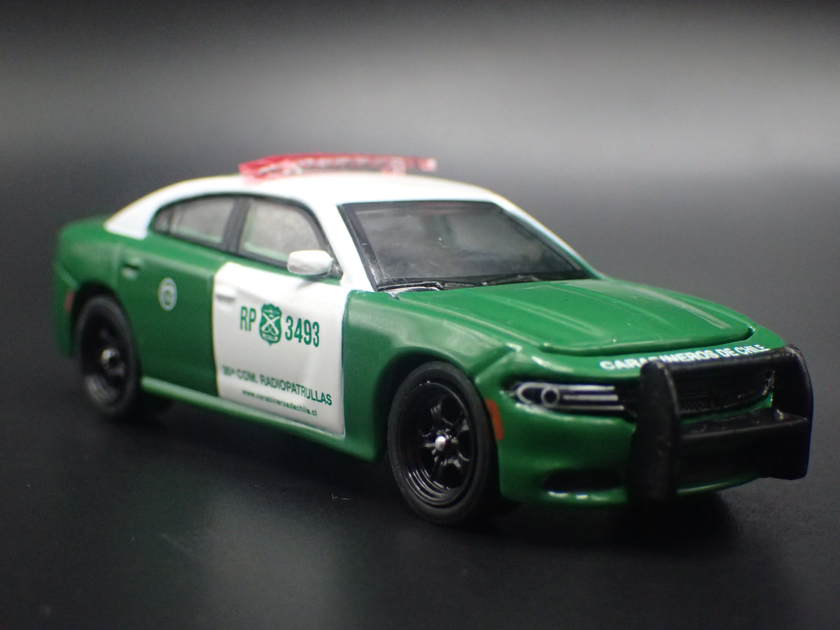 2018 18 DODGE CHARGER PURSUIT CARABINEROS DE CHILE POLICE 1:64 DIECAST MODEL CAR