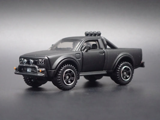 ALPHA WOLF EV ELECTRIC TRUCK BLACK 1:64 SCALE COLLECTIBLE DIECAST MODEL CAR
