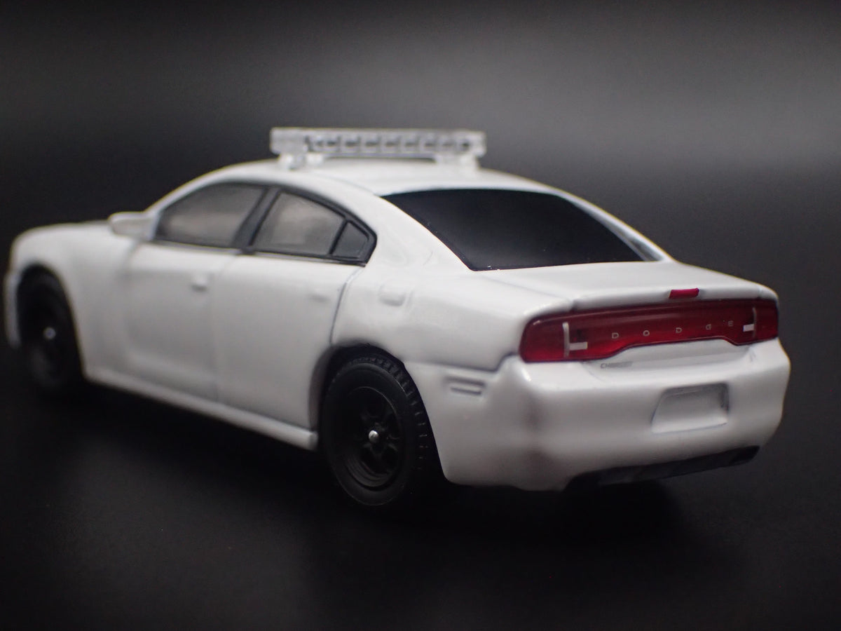 2011-2024 DODGE CHARGER POLICE PURSUIT WHITE 1:64 SCALE DIECAST MODEL CAR