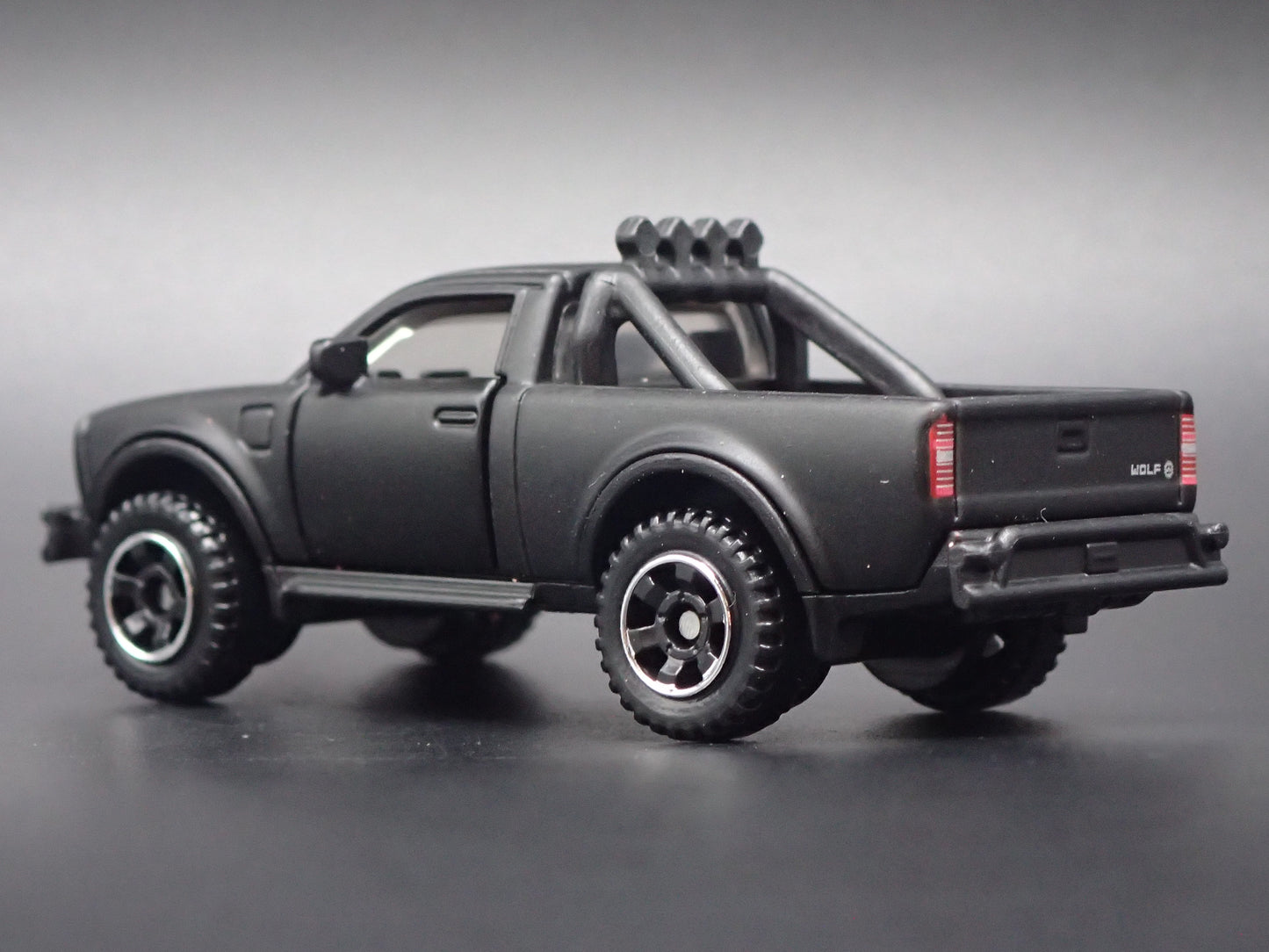 ALPHA WOLF EV ELECTRIC TRUCK BLACK 1:64 SCALE COLLECTIBLE DIECAST MODEL CAR