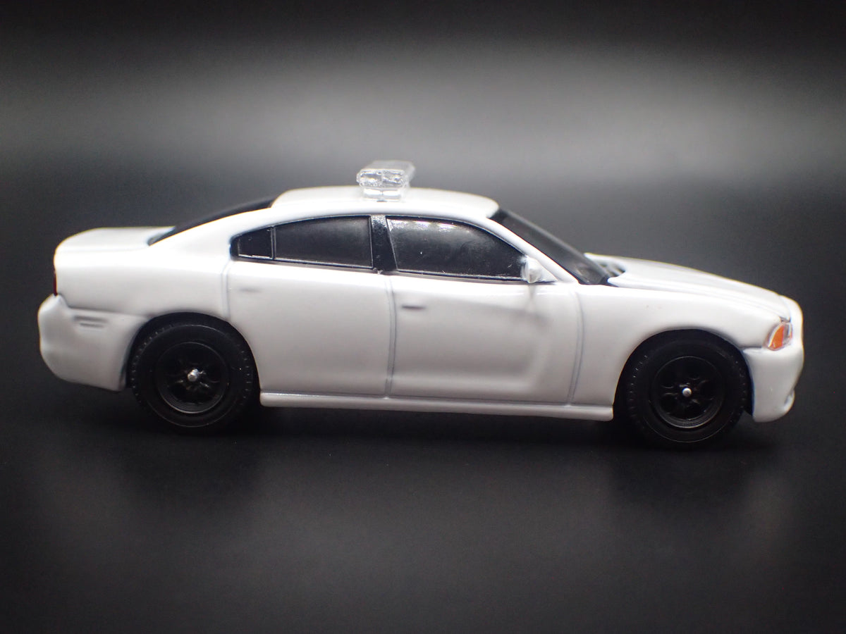 2011-2024 DODGE CHARGER POLICE PURSUIT WHITE 1:64 SCALE DIECAST MODEL CAR