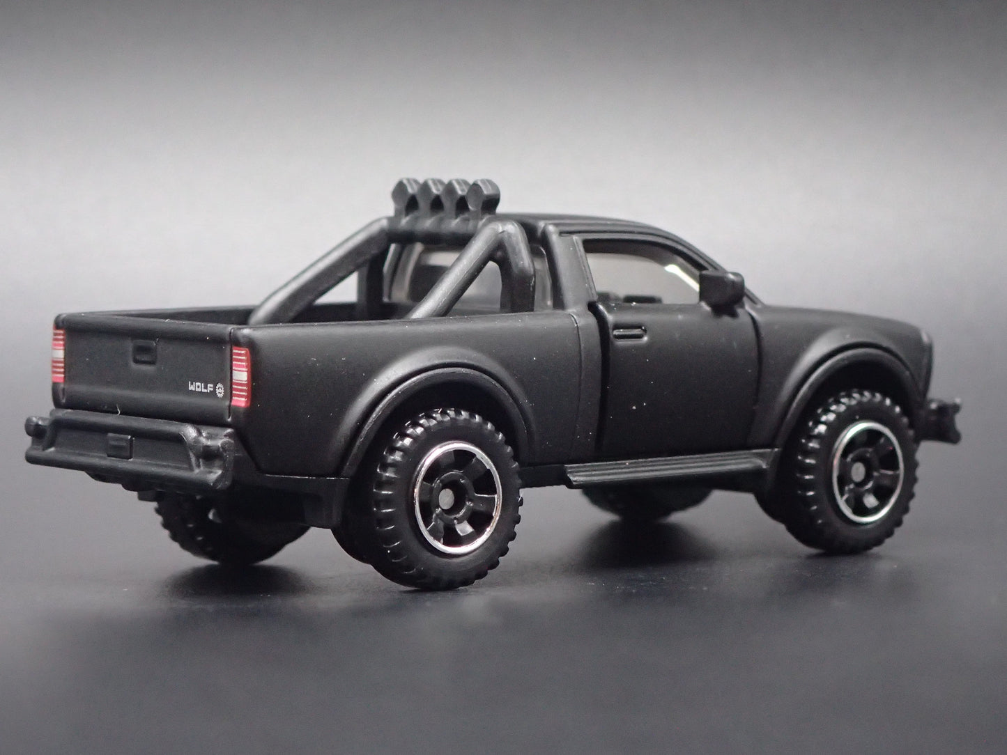 ALPHA WOLF EV ELECTRIC TRUCK BLACK 1:64 SCALE COLLECTIBLE DIECAST MODEL CAR