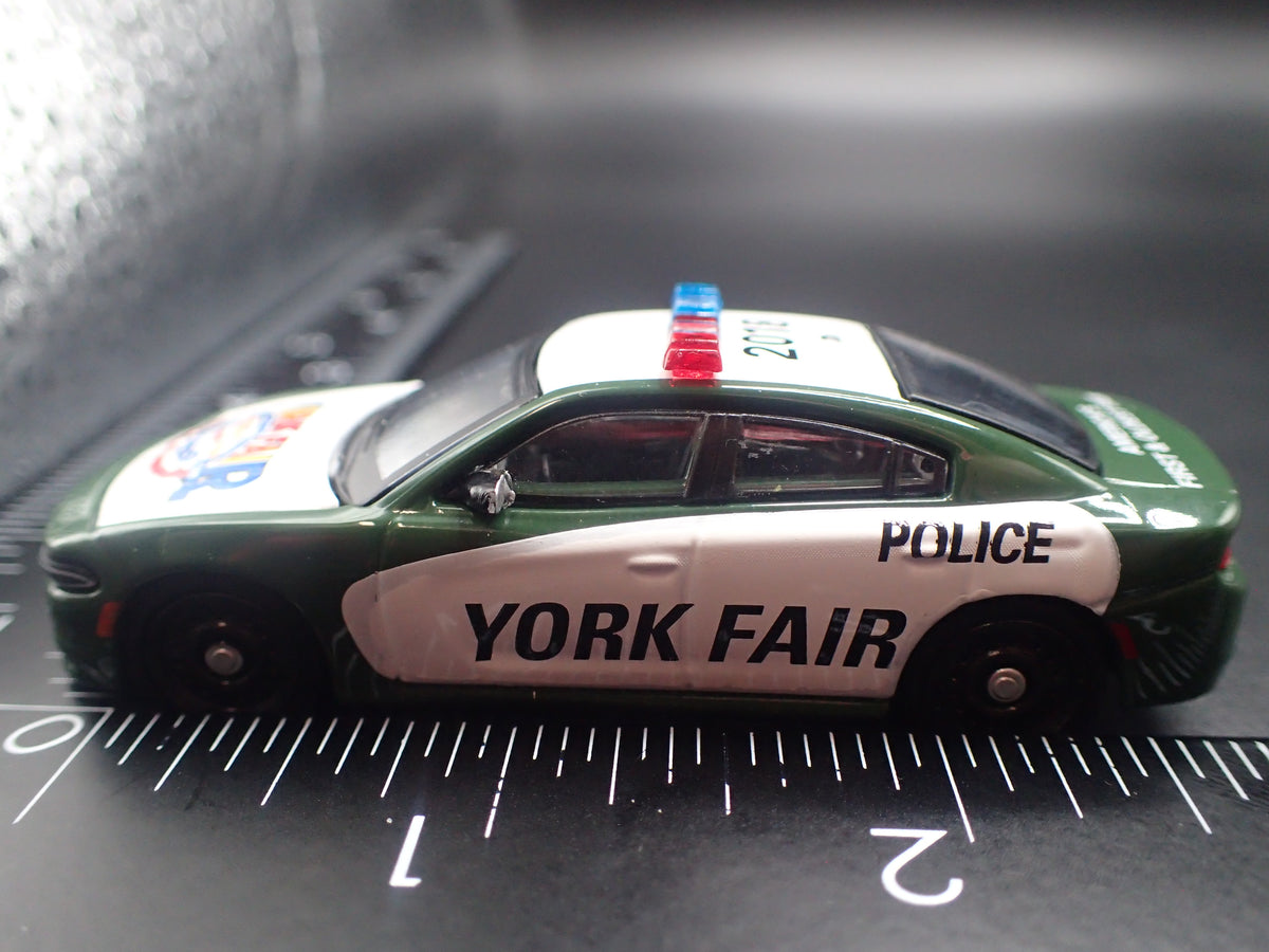 2011-2023 DODGE CHARGER PURSUIT YORK FAIR POLICE 1:64 SCALE DIECAST MODEL CAR
