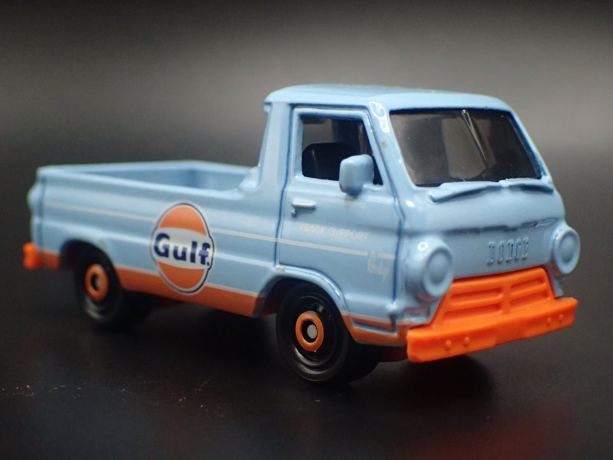 1964-1970 DODGE A100 PICKUP TRUCK GULF OIL BLUE 1:64 SCALE DIECAST MODEL CAR
