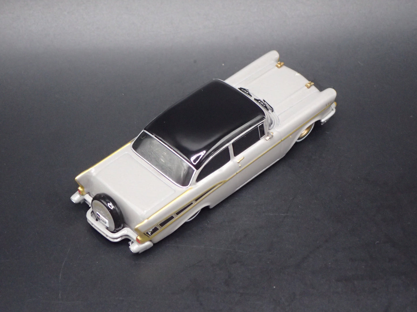 1957 57 CHEVY CHEVROLET BEL AIR LOWRIDER GRAY 1:64 SCALE DIECAST MODEL CAR