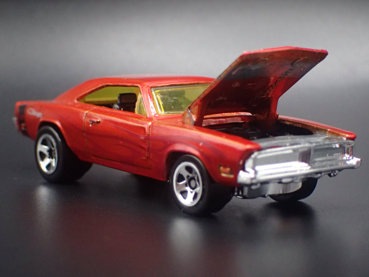 1969 69 DODGE CHARGER 500 ORANGE 1:64 SCALE COLLECTIBLE DIECAST MODEL CAR