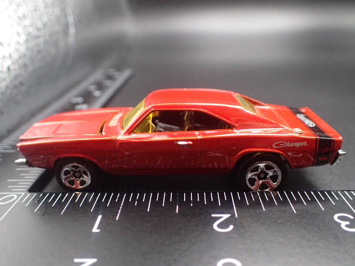 1969 69 DODGE CHARGER 500 ORANGE 1:64 SCALE COLLECTIBLE DIECAST MODEL CAR