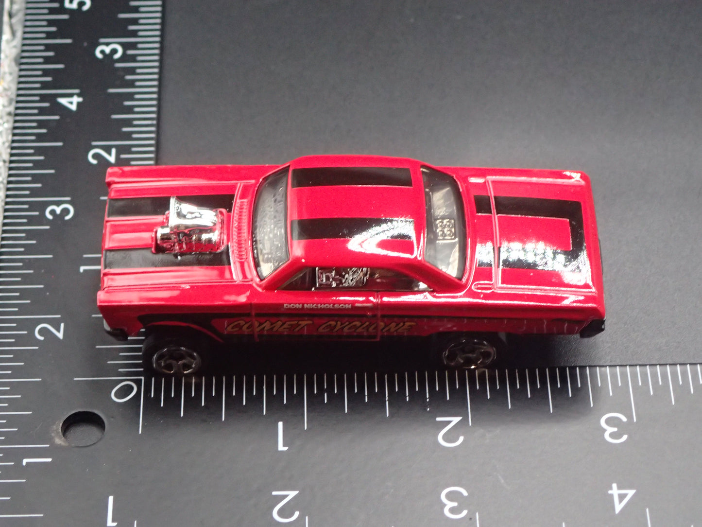 1965 65 MERC MERCURY COMET CYCLONE NHRA ALTRED DRAG 1/64 SCALE DIECAST MODEL CAR
