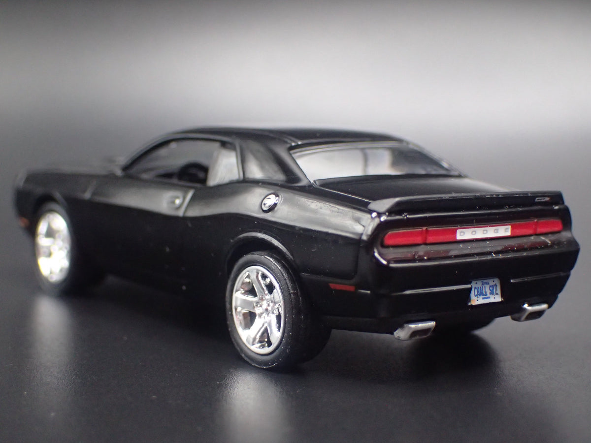 2008-2023 DODGE CHALLENGER BLACK 1/64 SCALE COLLECTIBLE DIORAMA DIECAST MODEL CAR
